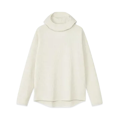 Goldwin Waffle Light Long Sleeve Hoodie (Unisex) "Ivory"