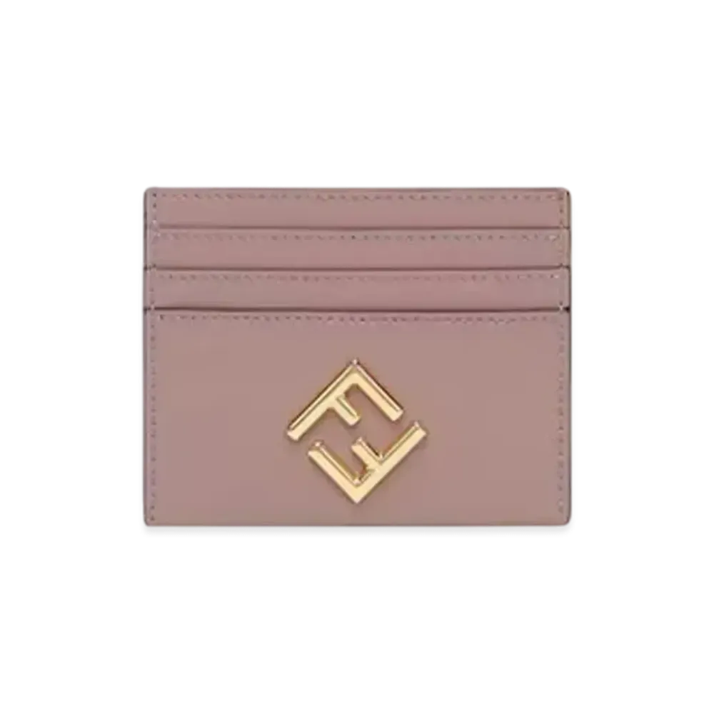 FENDI FF Diamonds Card Case "Pink"