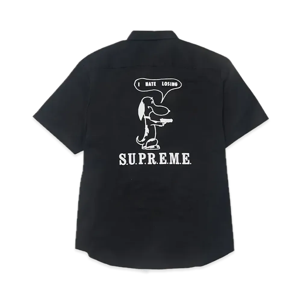 Supreme Dog S/S Work Shirt "Black"