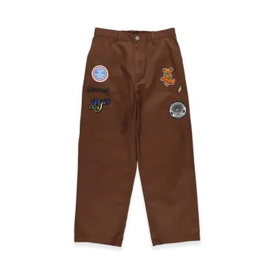 WIND AND SEA x Grateful Dead Canvas Pants "Beige"
