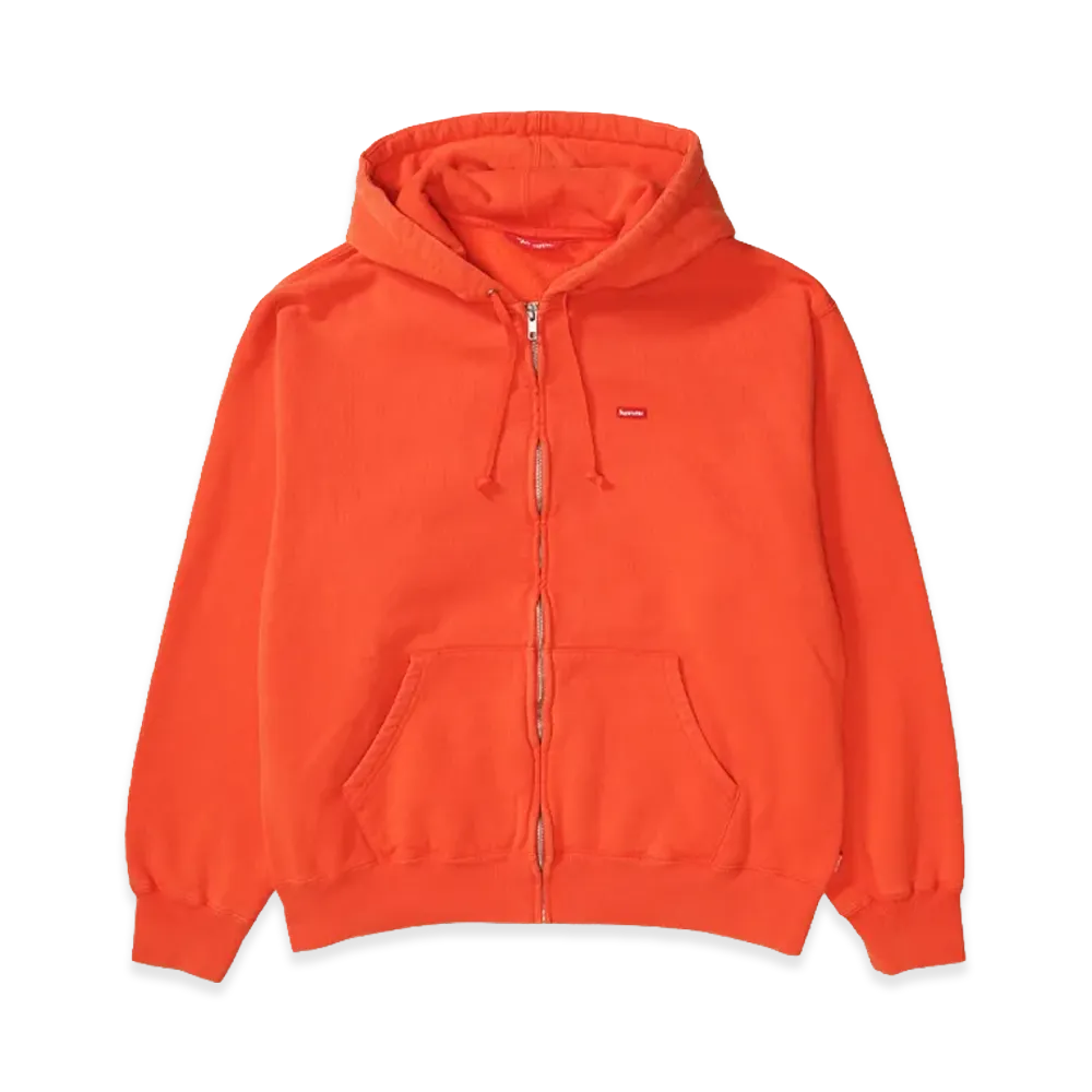 Supreme Small Box Zip Up Hooded Sweatshirt "Orange" (26FW)