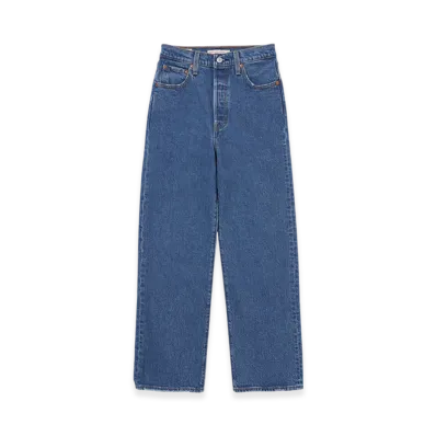 Levi's Ribcage Straight Jeans "Medium Indigo"