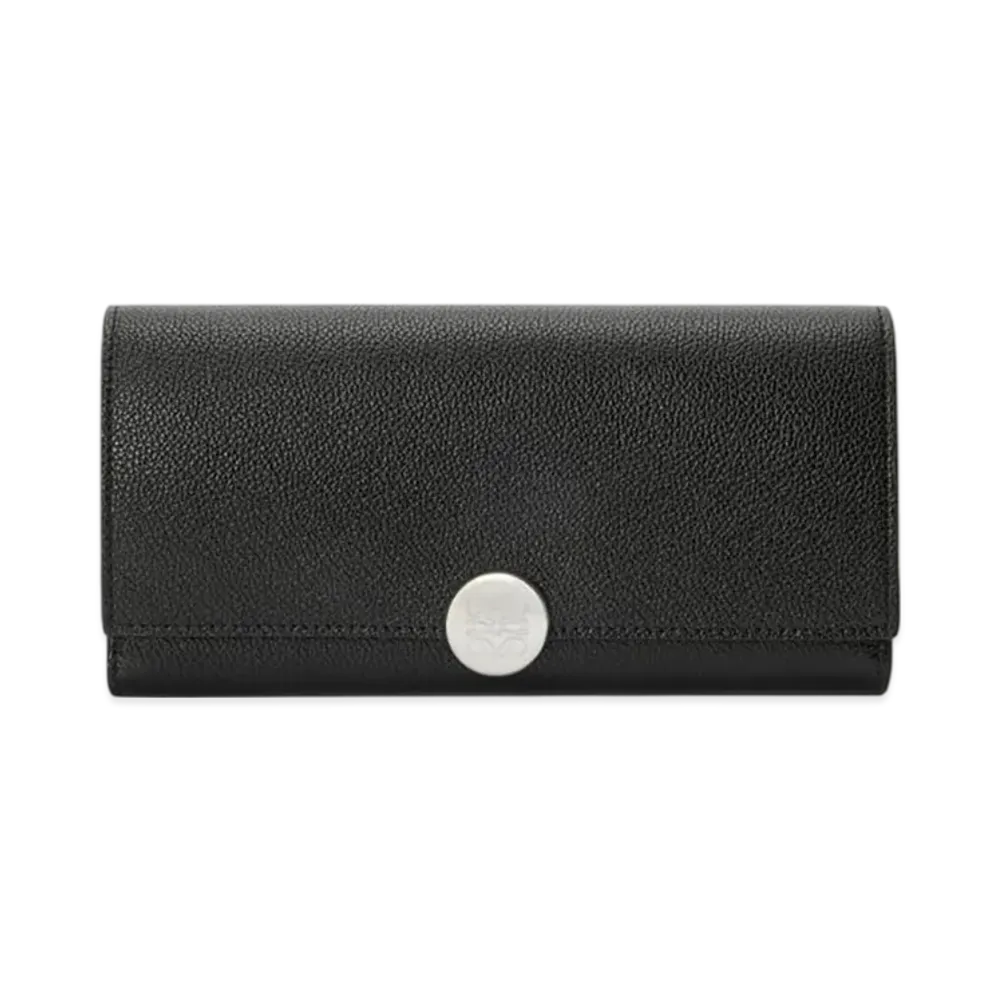 LOEWE Pebble Continental Wallet "Black"