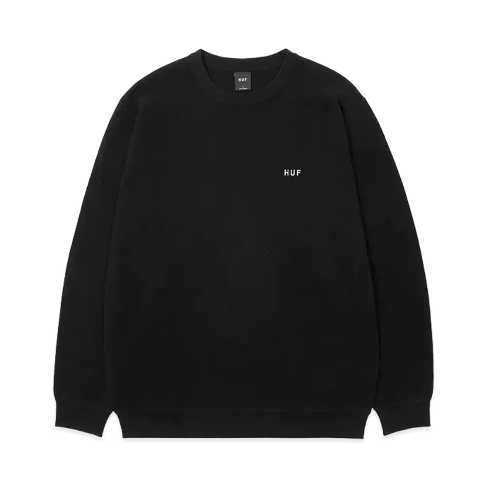 HUF OG Logo Crew Sweater "Black"