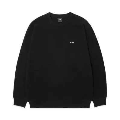HUF OG Logo Crew Sweater "Black"