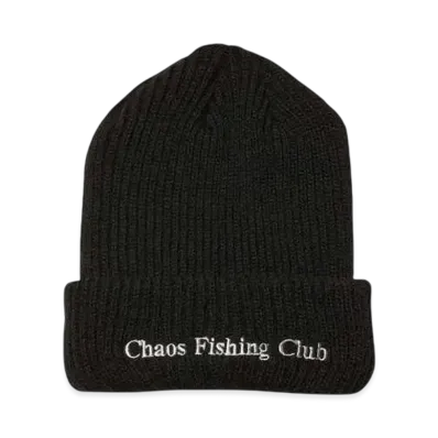 Chaos Fishing Club LOGO WATCH CAP "BLACK"