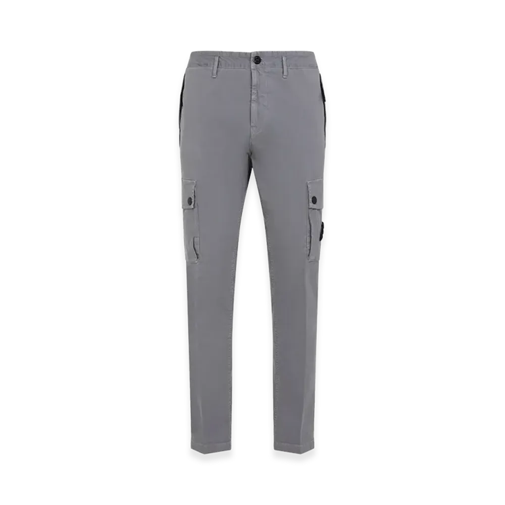 Stone Island Cotton Trousers "Gray"