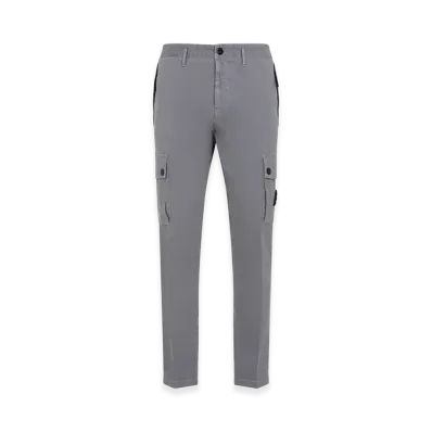 Stone Island Cotton Trousers "Gray"