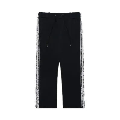 el conductorH FRILL SIDE LINE JERSEY TROUSERS "BLACK"