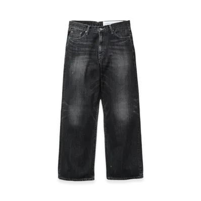 NEIGHBORHOOD Washed Denim DP Wide Pants "Black"