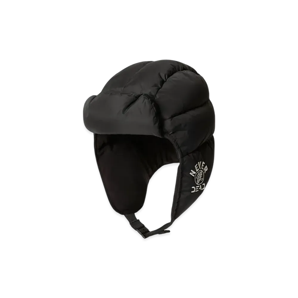thisisneverthat x Grateful Dead Puffer Down Trooper Hat "Off Black"
