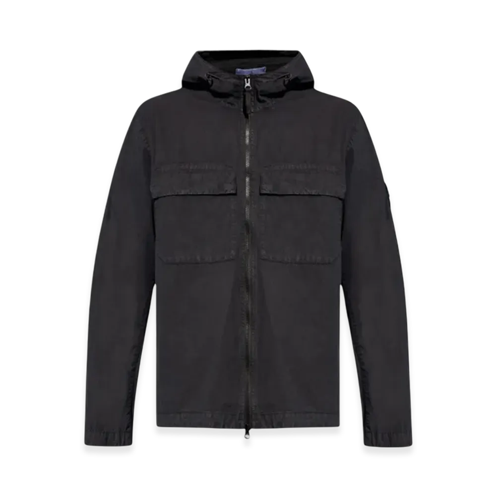 Stone Island 106WN Old Treatment Overshirt - 24SS "Navy Blue"