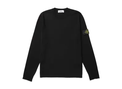 Stone Island Crewneck Knit 5100062 Light Raw Hand Organic Cotton "Black"