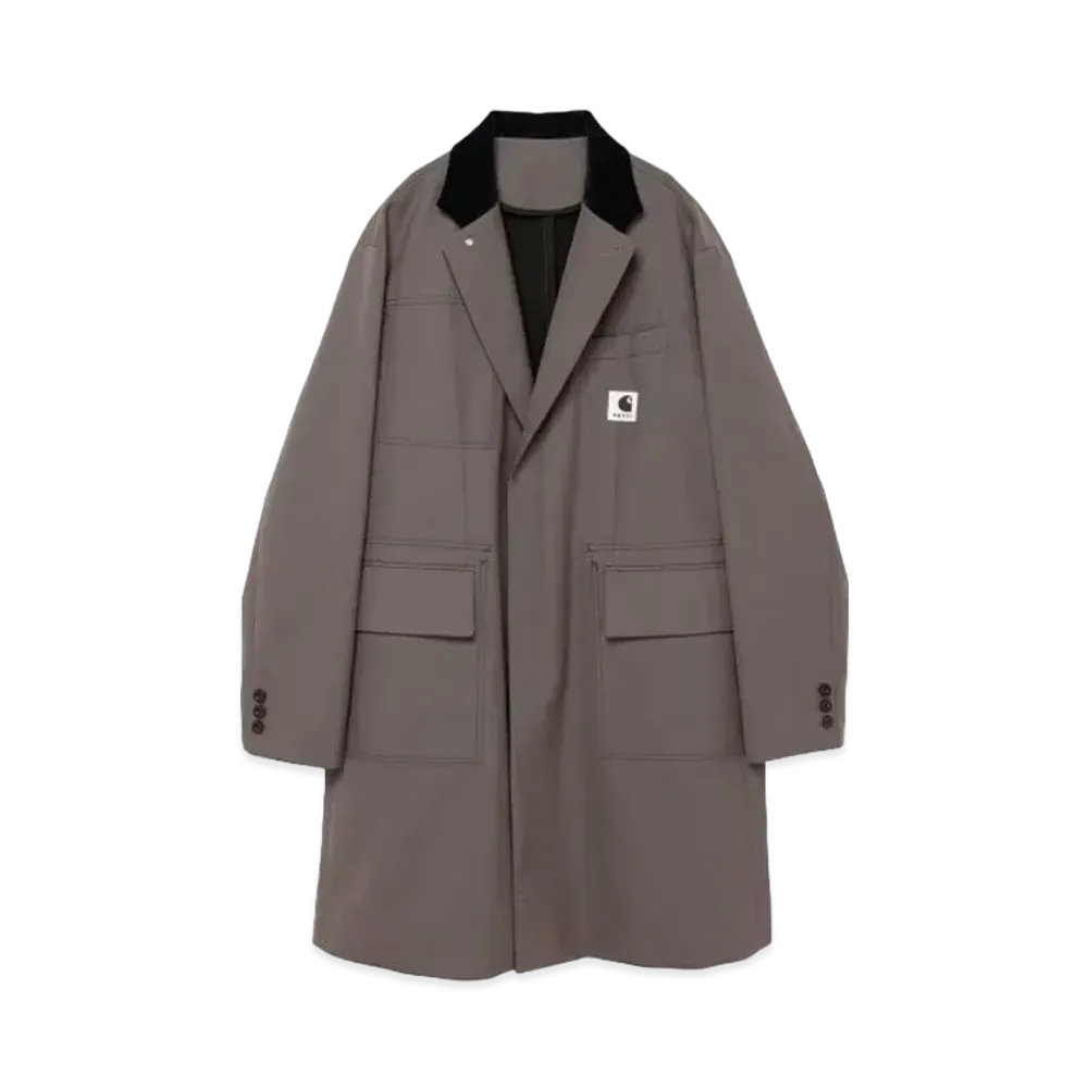 Carhartt WIP × sacai Suiting Bonding Coat "Taupe"