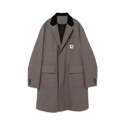 Carhartt WIP × sacai Suiting Bonding Coat "Taupe"
