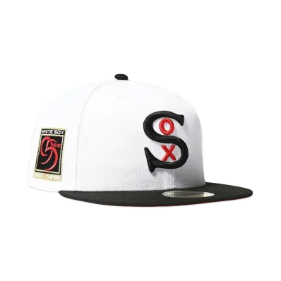 HOME GAME CHICAGO WHITE SOX CO 95 YEARS 59FIFTY "WHITE/BLACK"