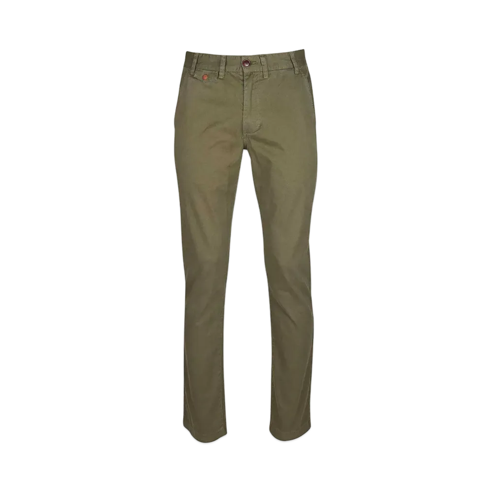 Barbour Newston Cotton Trousers "Olive"