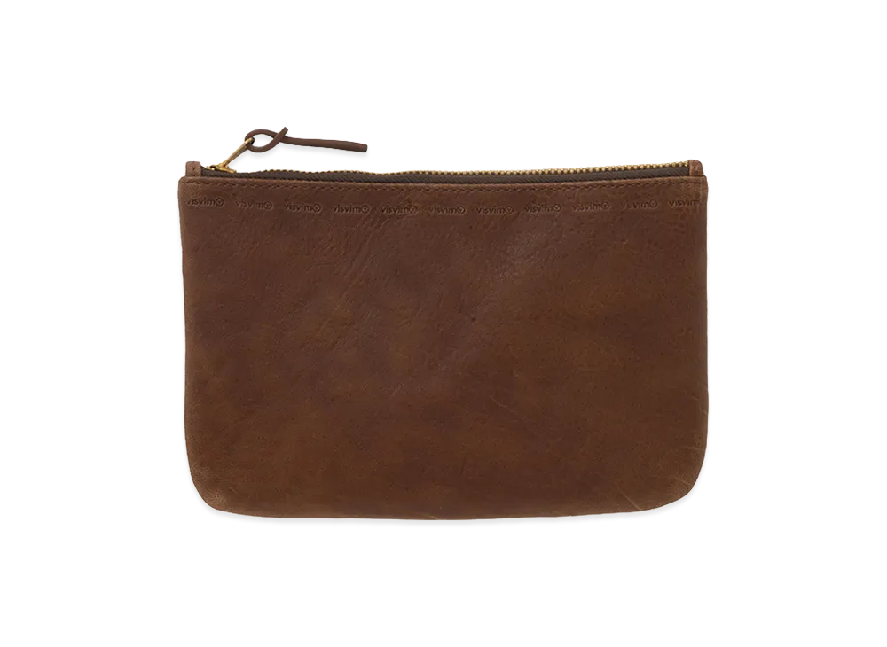 visvim Leather Travel Pouch "Brown"