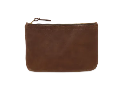 visvim Leather Travel Pouch "Brown"