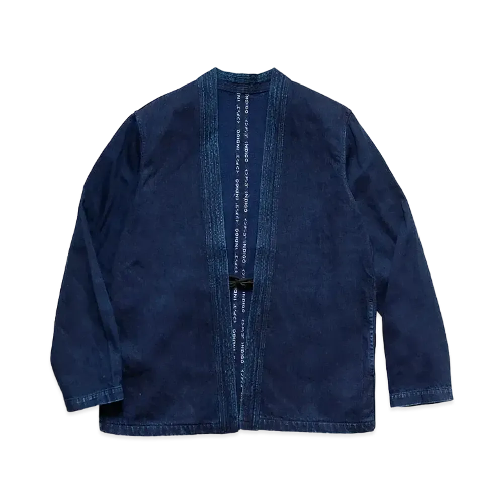 KAPITAL 8OZIDG x IDG SERBITCH DENIM KAKASHI SHIRT "Indigo"