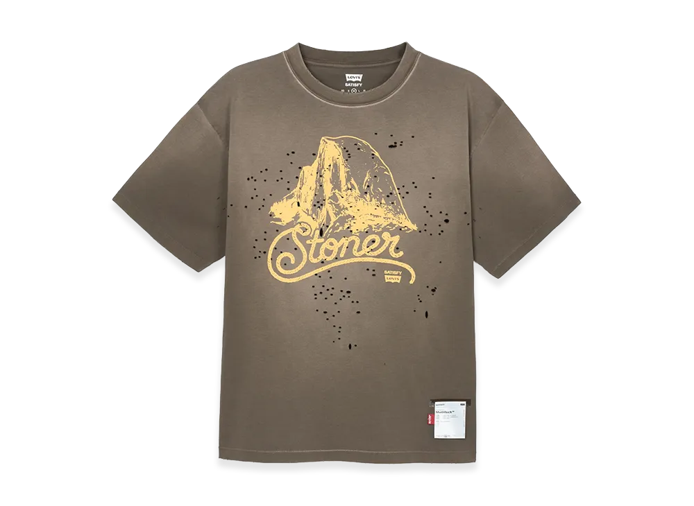 LEVI'S x SATISFY MothTech T‐Shirt "Aged Delicioso"