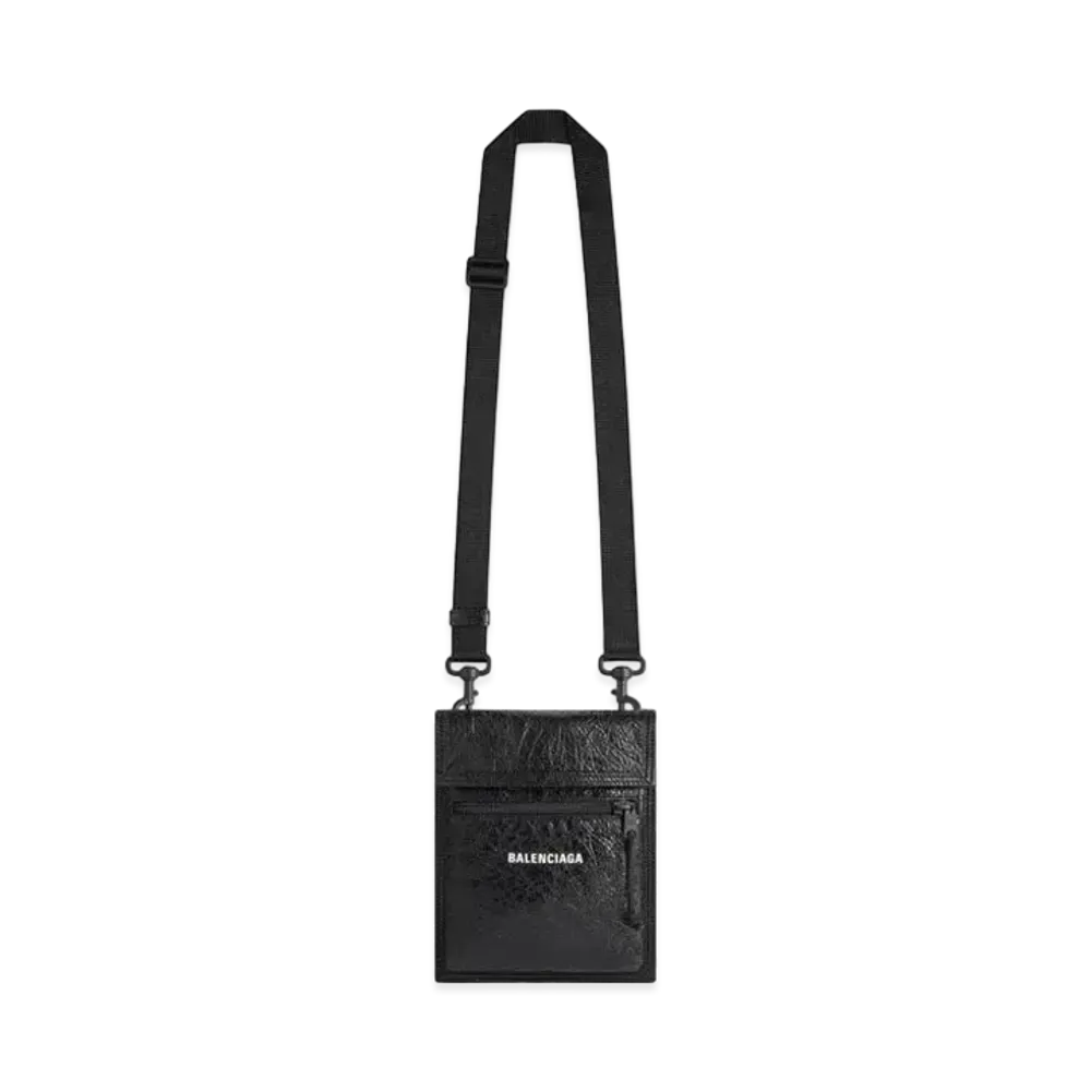 BALENCIAGA Explorer Small Pouch With Strap "Black"