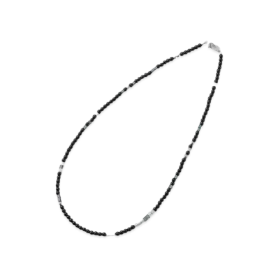 GARNI Mix Beads Necklace "BLACK"