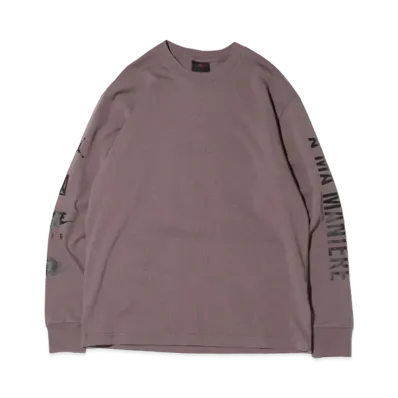A MA MANIERE × JORDAN Long Tee "Violet Ore/Black"