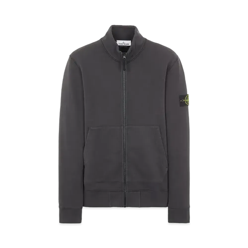 Stone Island 66120 BRUSHED COTTON FLEECE "Steel Grey"