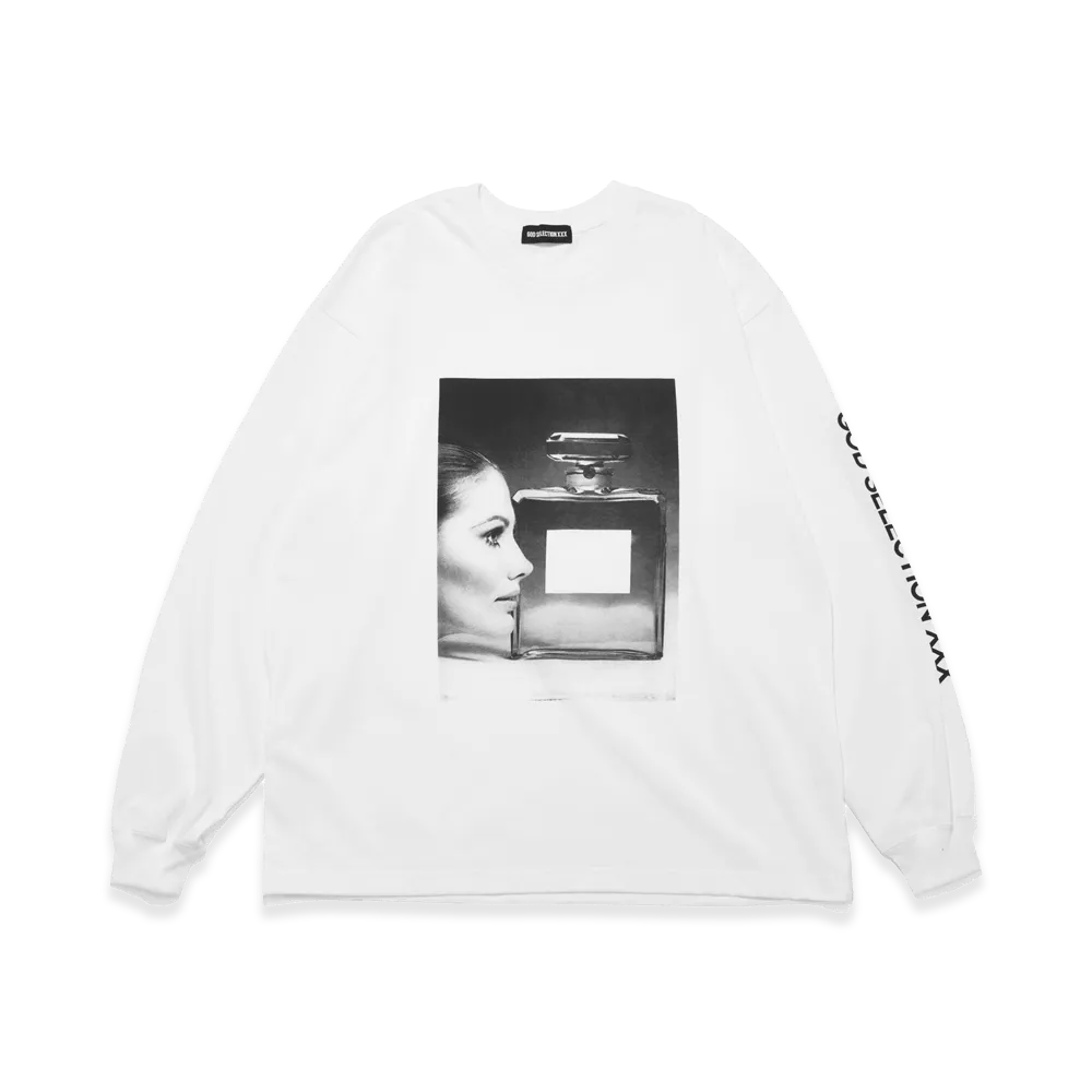 GOD SELECTION XXX Perfume Photo Graphic Long Sleeve Tee GX-S26-LT-03 "White"