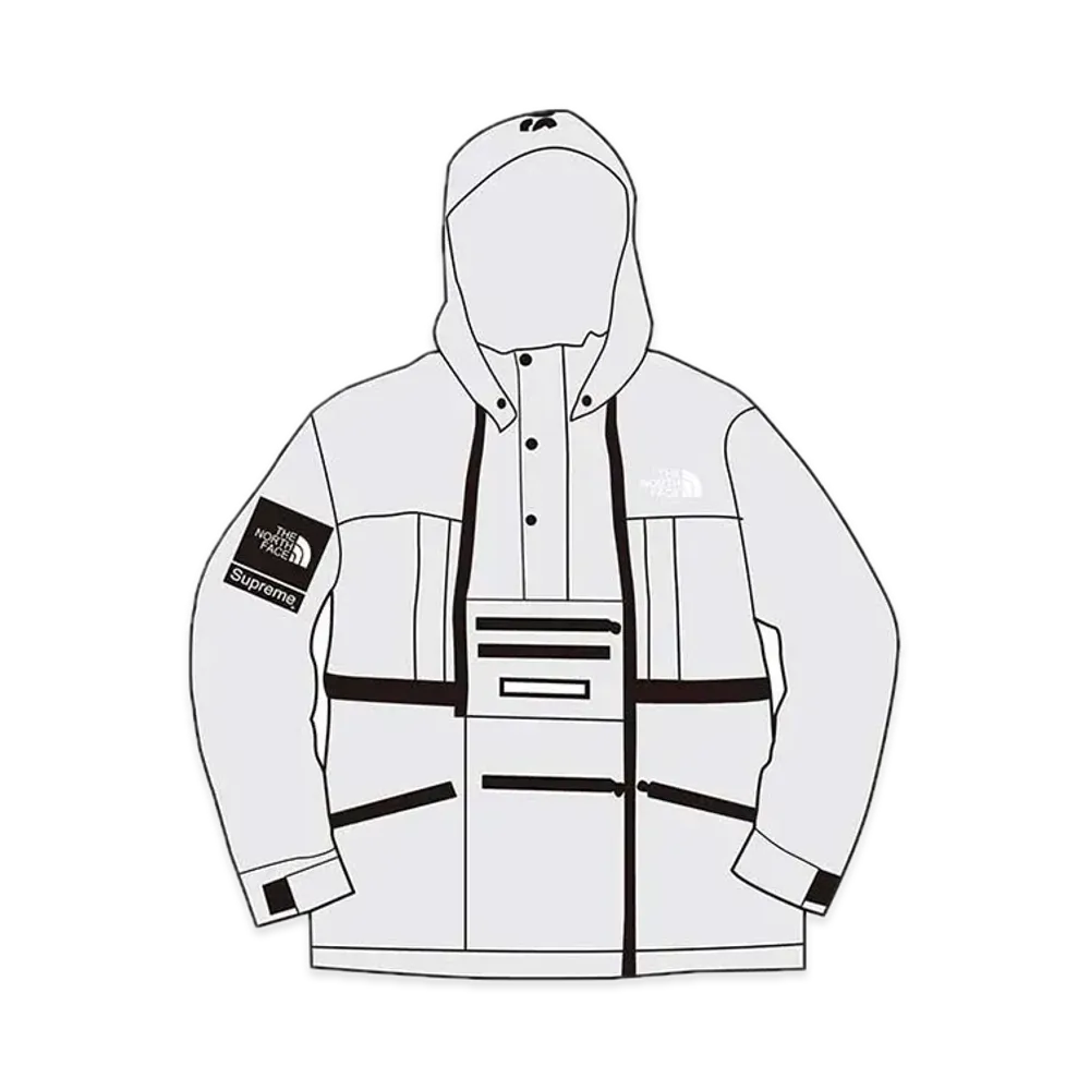 Supreme x The North Face Steep Tech Hooded Jacket "White"