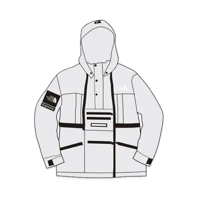 Supreme x The North Face Steep Tech Hooded Jacket "White"