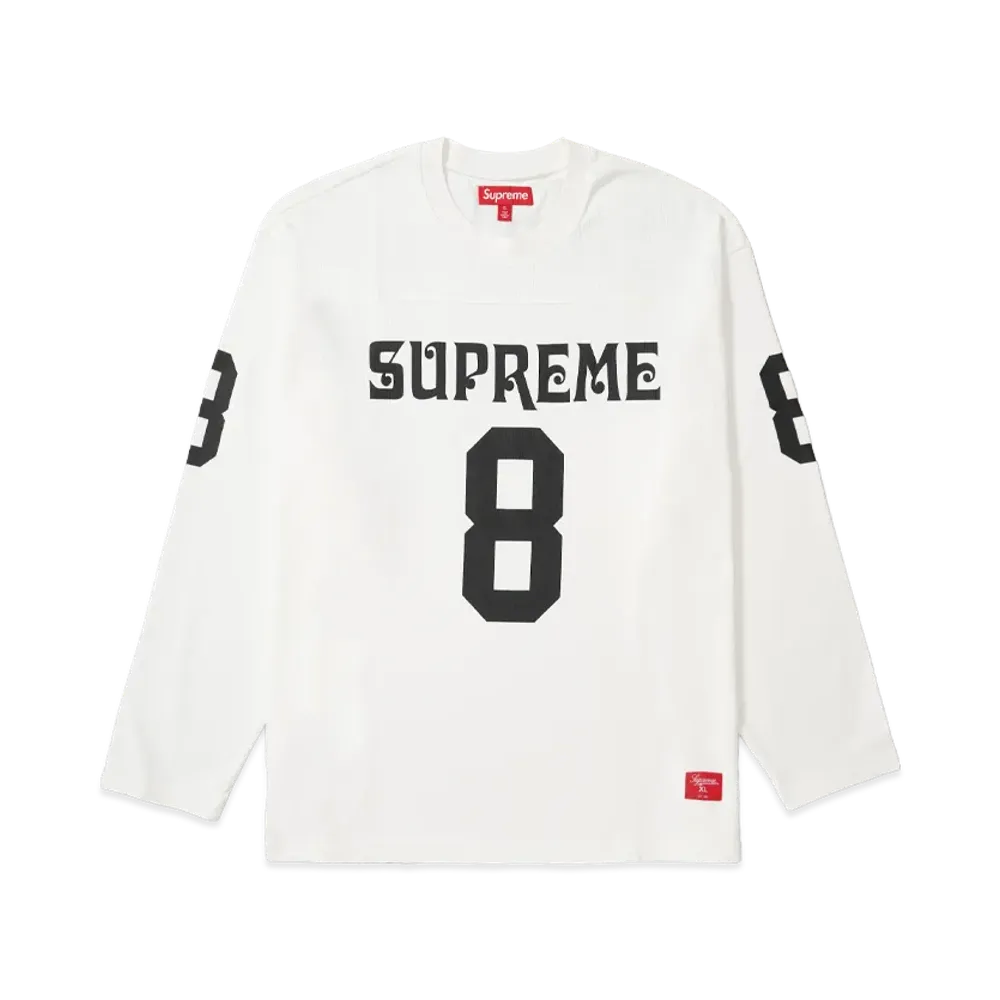 Supreme Affiliated L/S Football Top "White"
