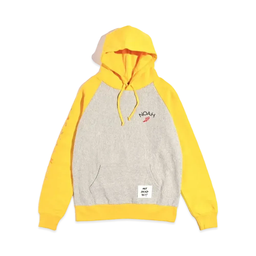 Noah Not Dead Yet! Winged Foot Summer Hoodie "Heather Grey"