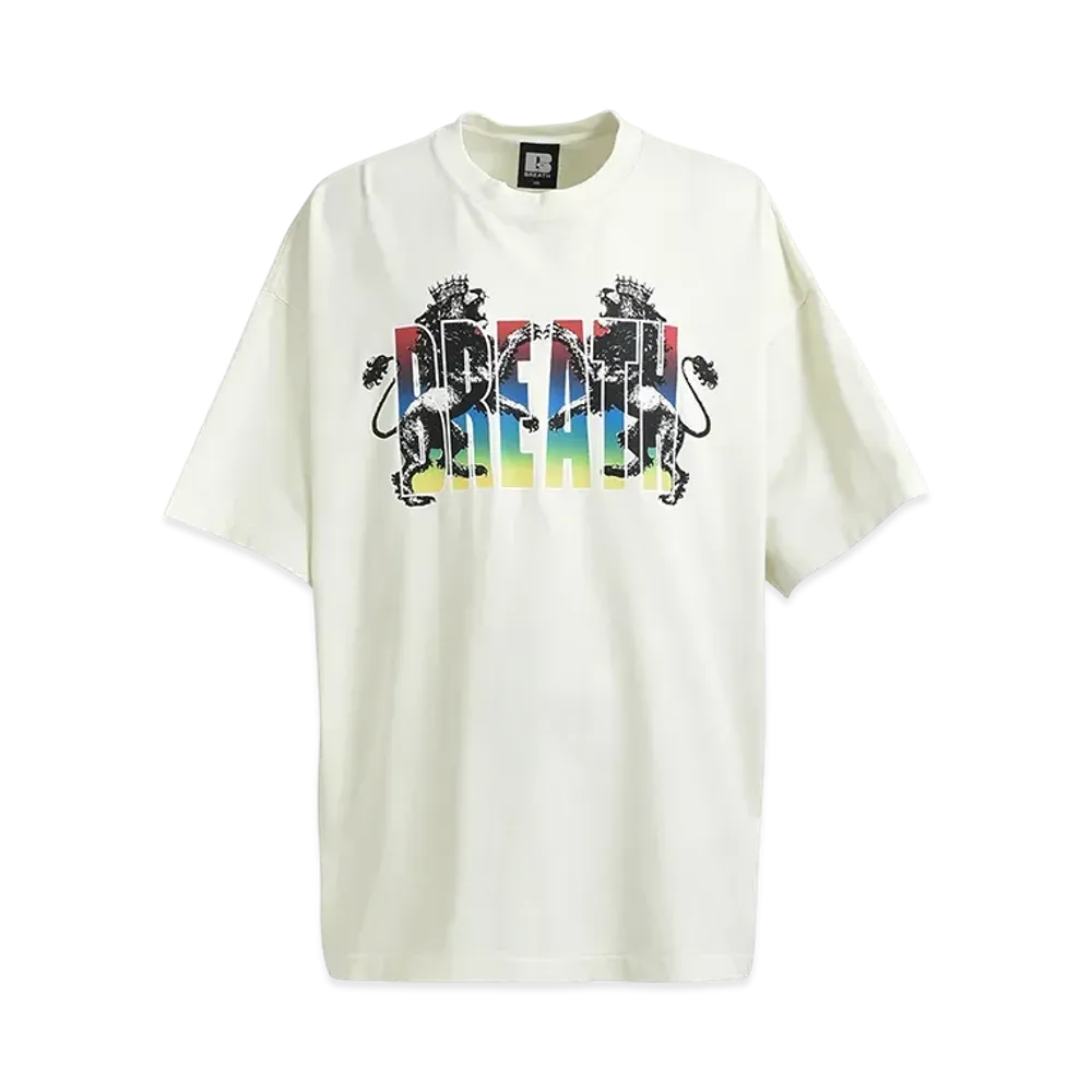 BREATH Iron Lion Logo Tee "Cream"
