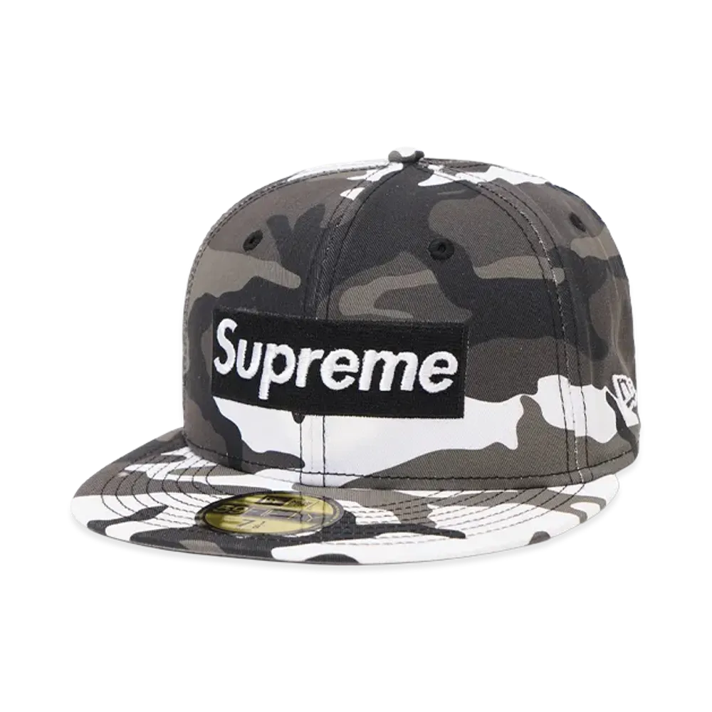 Supreme Shop Box Logo New Era (Paris) "Snow Camo"