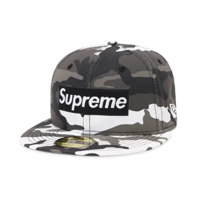 Supreme Shop Box Logo New Era (Paris) "Snow Camo"