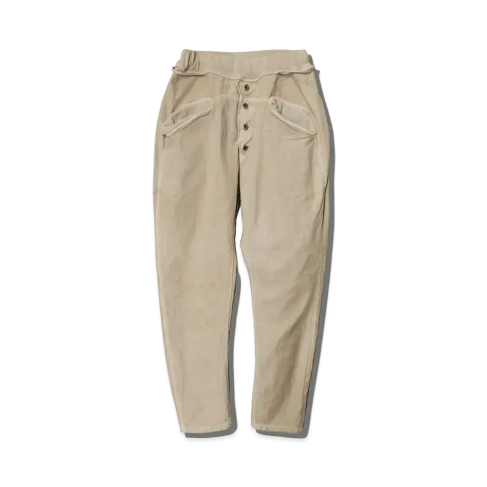 KAPITAL THIN CANVAS SARUERNOUBEL PANTS "Beige"