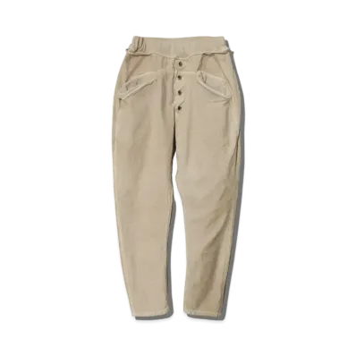 KAPITAL THIN CANVAS SARUERNOUBEL PANTS "Beige"