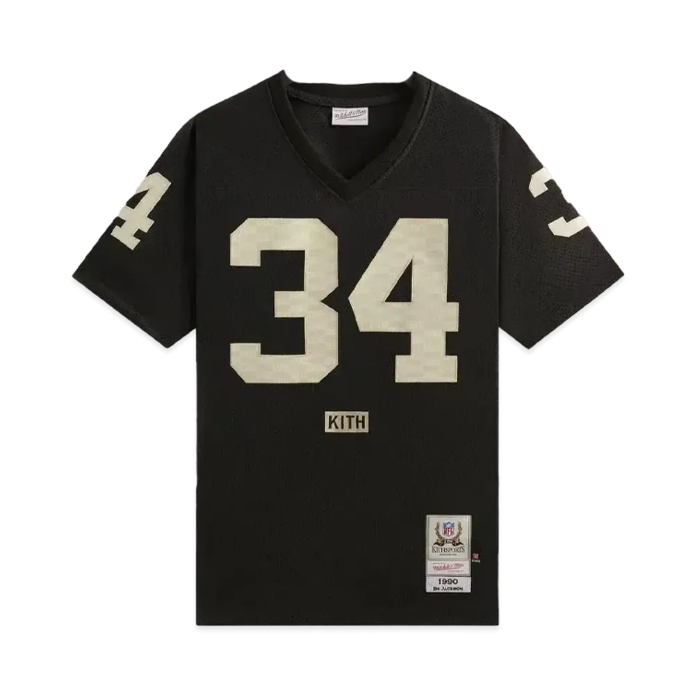 Kith And Mitchell & Ness For The NFL: Bo Jackson Jersey PH "Black"