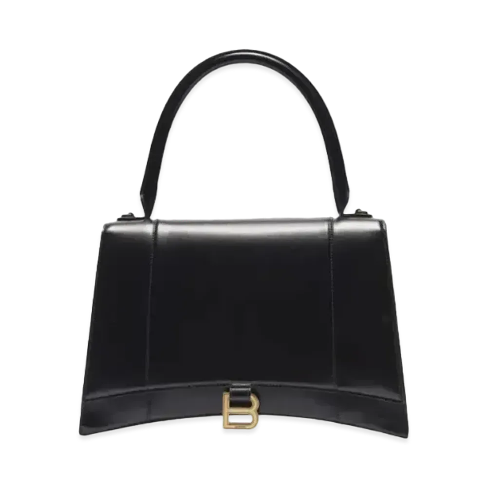 BALENCIAGA Hourglass Medium Handbag "Black"