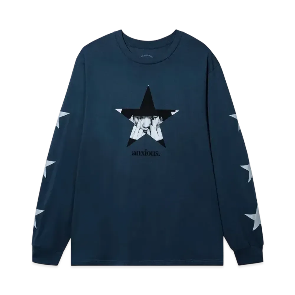 ANTI SOCIAL SOCIAL CLUB Major #1 Tear Into Silence Anxiety Star Long Sleeve "Petrol"