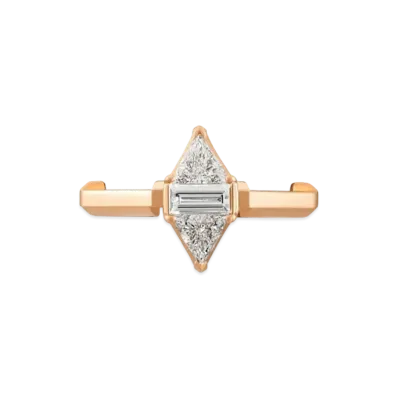GUCCI Love Rectangle Step and Triangle Cut Diamond Ring