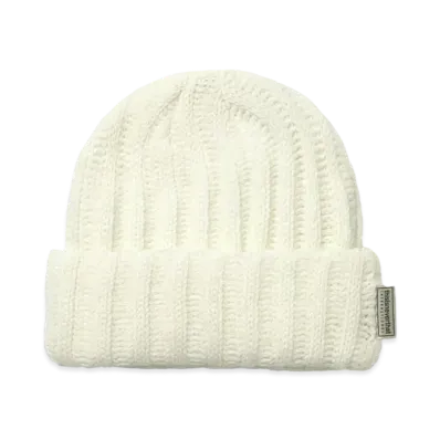 thisisneverthat Low Gauge Ribbed Beanie "Off White"