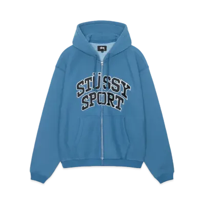 Stussy Sport Zip Hood "Blue"