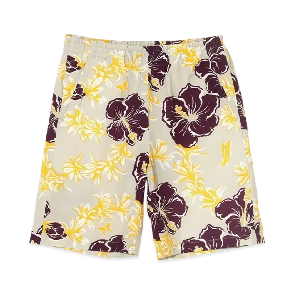 NEEDLES String Short - C/R Printed Flower & Papillon "White"