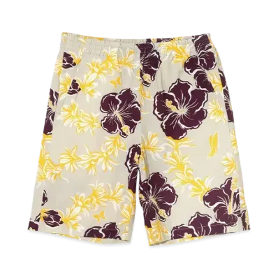 NEEDLES String Short - C/R Printed Flower & Papillon "White"