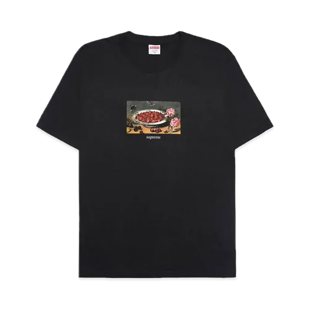 Supreme Strawberries Tee "Black"