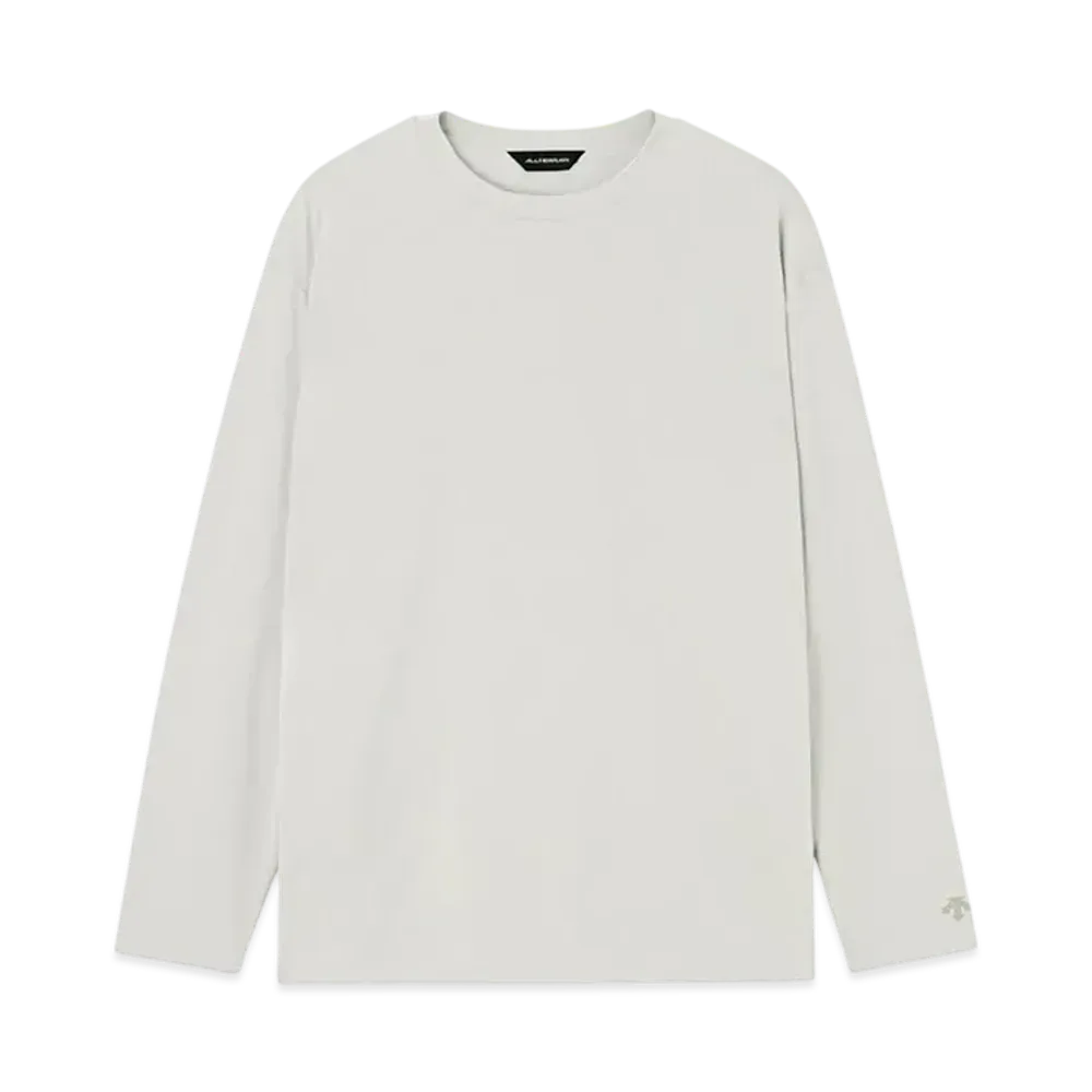 DESCENTE ALLTERRAIN Double Tailoring Crew Neck Shirt "White"