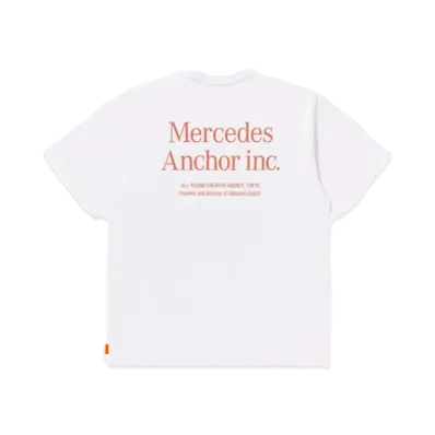 Mercedes Anchor Inc. Pocket Tee "White"
